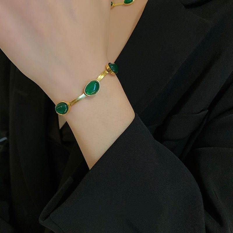 Emerelle Royale Emerald Luxe Jewelry Set