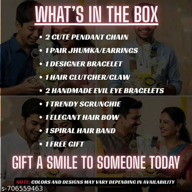 AVRIT’S Luxury Jewelry & Hair Accessories Gift Hamper for Women & Girls | Valentine, Birthday & Anniversary Gift Set for Her