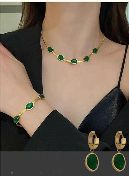 Emerelle Royale Emerald Luxe Jewelry Set